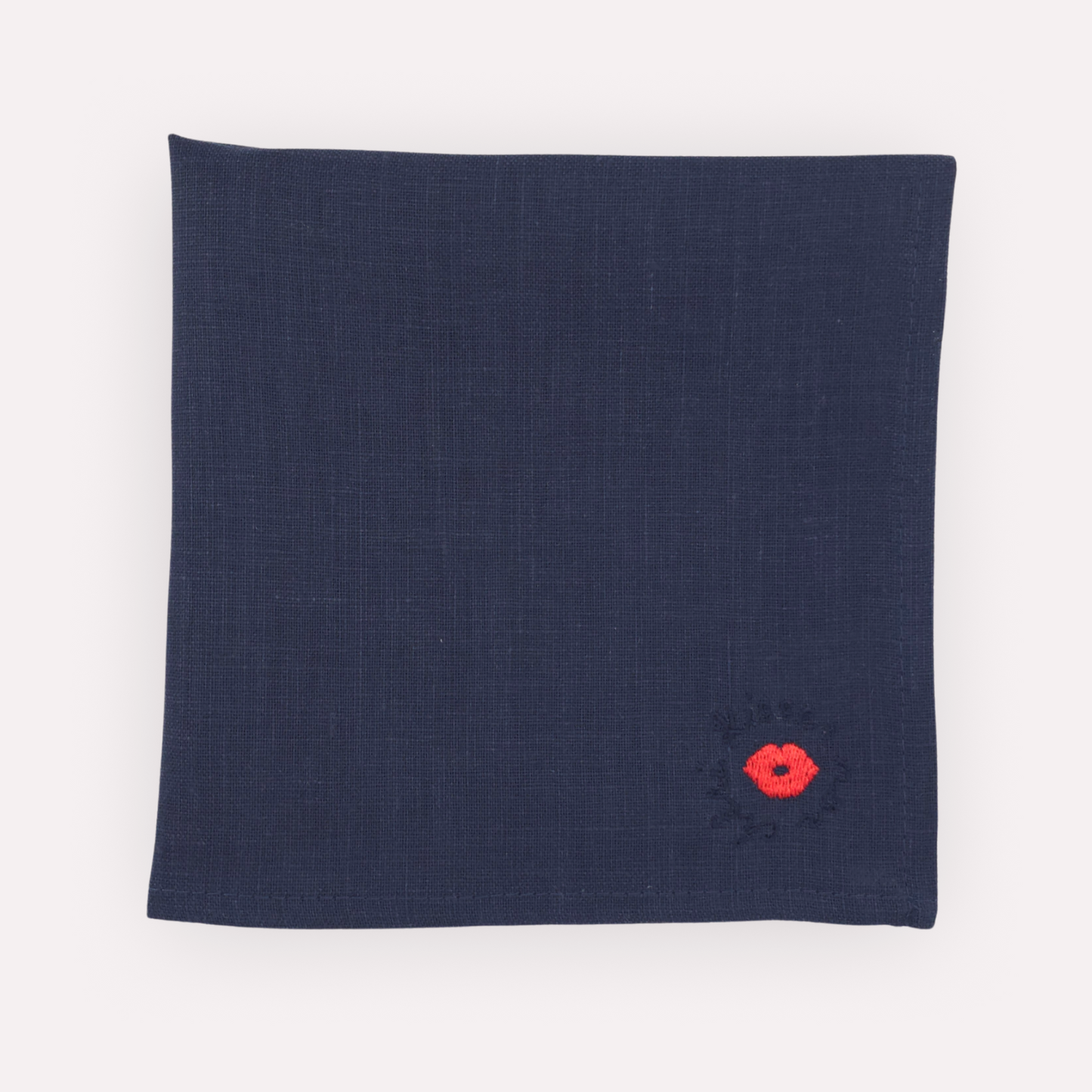 SEASIDE NAVY Linen Napkins, Set of 4