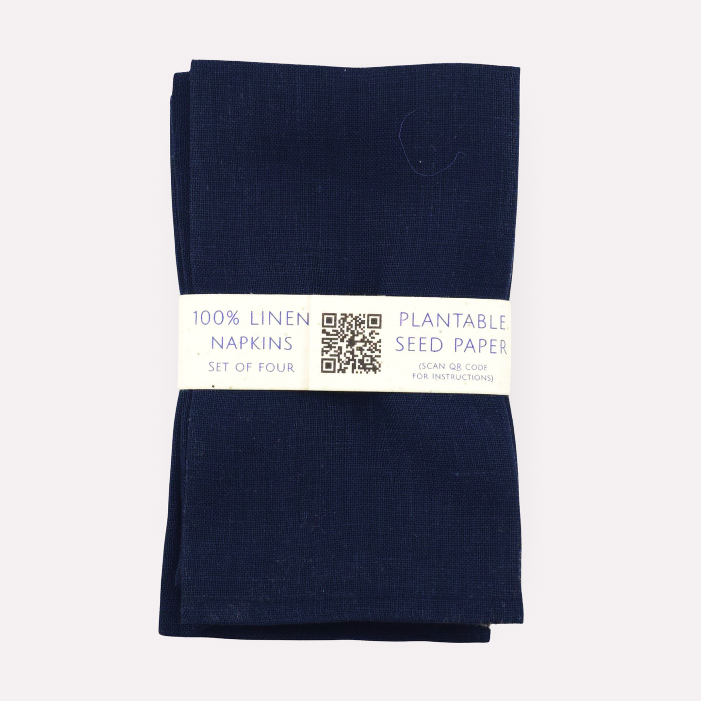 SEASIDE NAVY Linen Napkins, Set of 4