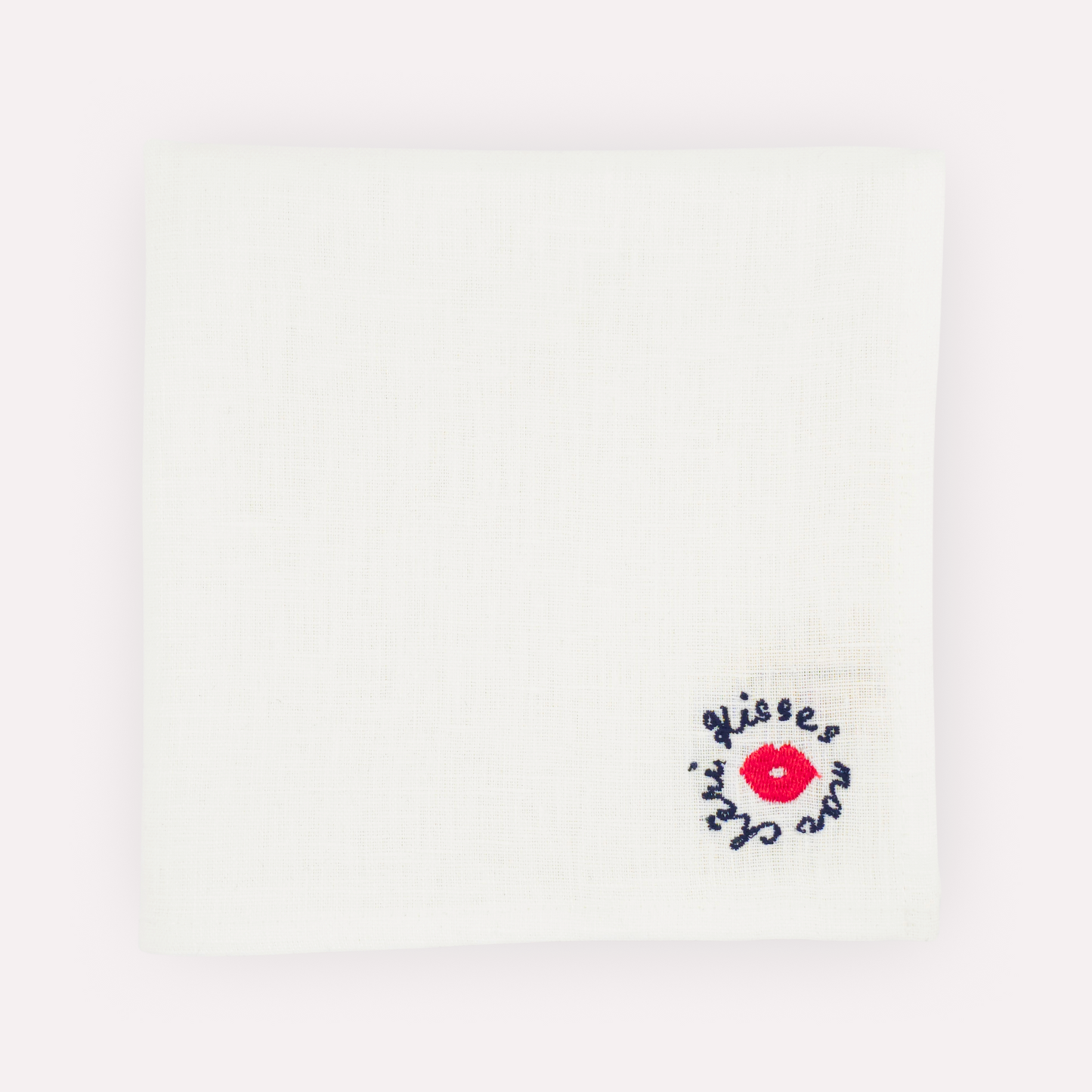 PURE WHITE Linen Napkins, Set of 4