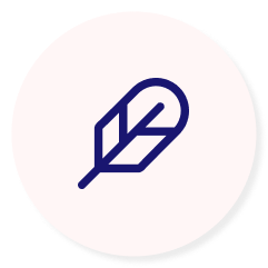 Lightweight feather icon small