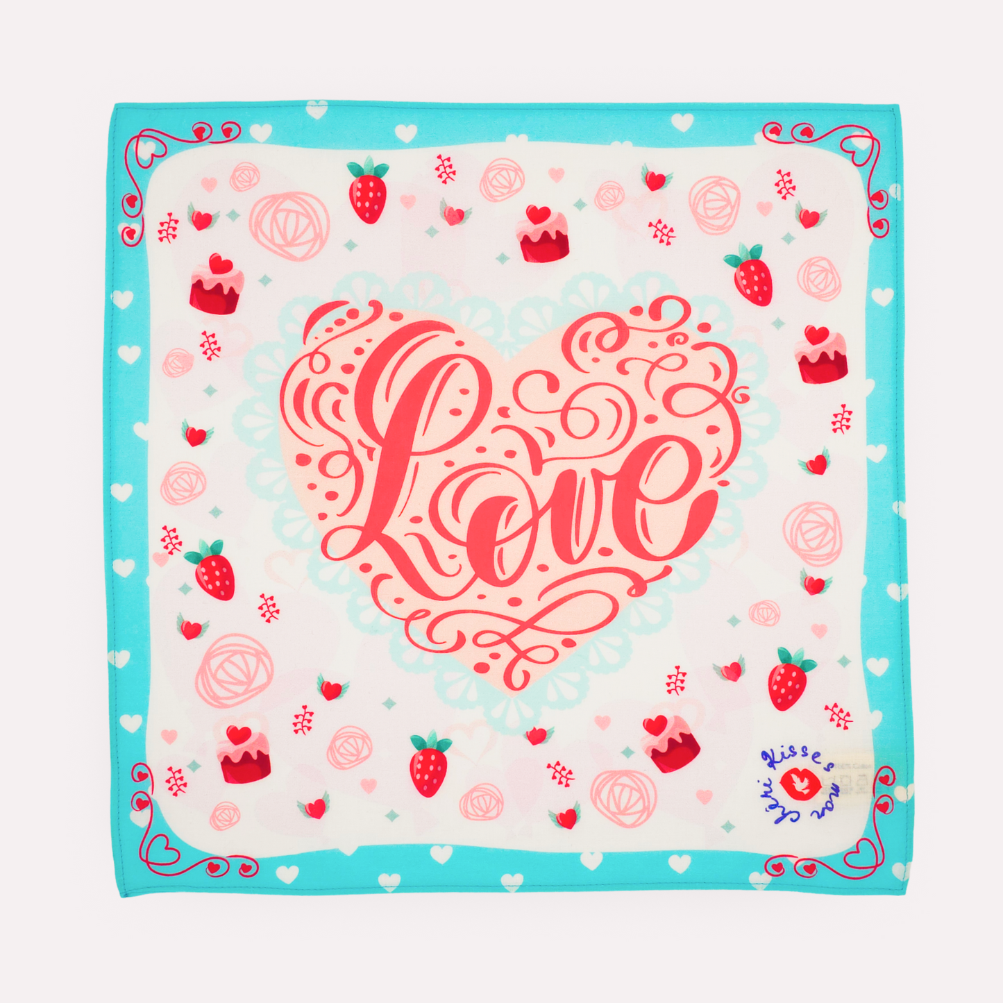 SHOW YOUR LOVE Cotton Napkins, Set of 4