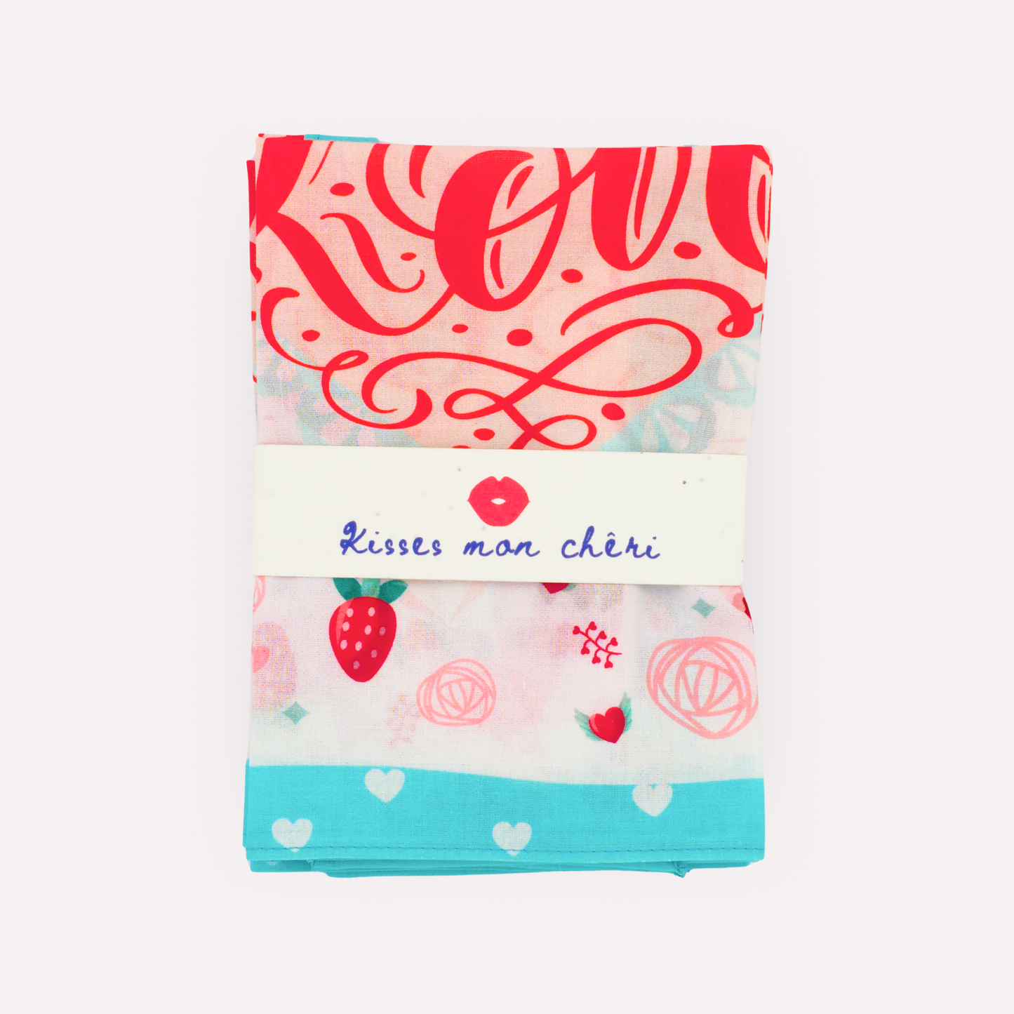 SHOW YOUR LOVE Cotton Napkins, Set of 4